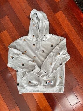 Dumbgood x Space Jam Allover Print Hoodie Sweatshirt Sz Small